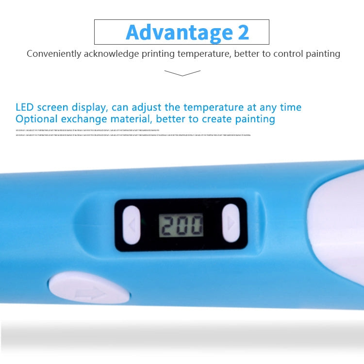 Hand-held 3D Printing Pen, USB Plug(Pink)