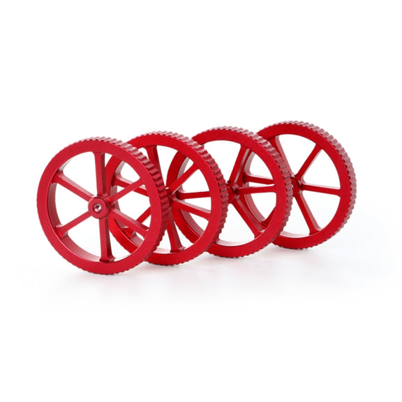 Creality Metal Red Hand Screwed Leveling Nut for Ender-3 / Ender-3 Pro / Ender-3 V2 / CR-10 Pro V2 3D Printer (Red)