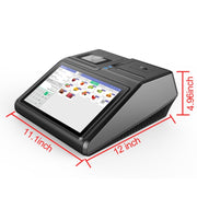 SGT-101W 10.1 inch Capacitive Touch Screen Cash Register, Intel J1900 Quad Core 2.0GHz, 4GB+64GB, EU Plug