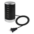 XLD4 30W 6-USB Ports Charger Station Power Adapter AC100-240V, US Plug(Black) - Multifunction Charger by PMC TechLife | Online Shopping South Africa | PMC TechLife | Buy Now Pay Later Mobicred