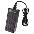100W 24 USB Ports Fast Charger Station Smart Charger with LED Indicator AC 100-240V, US Plug(Black) - Multifunction Charger by PMC TechLife | Online Shopping South Africa | PMC TechLife | Buy Now Pay Later Mobicred