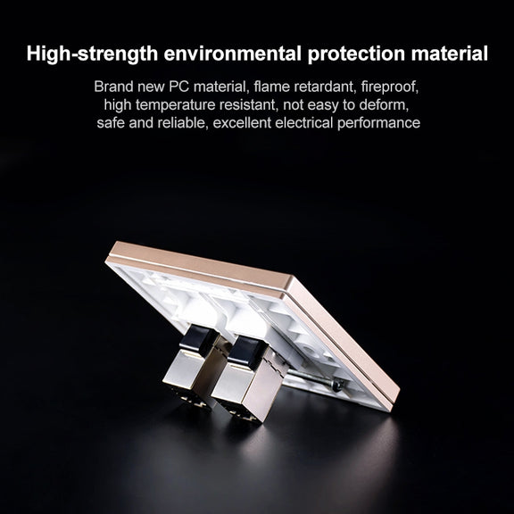 CAT.6 Shielded Pass-through Network Module, Single Port Panel + Shielded Pass-through (Grey)