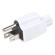 US Plug Male AC Wall Universal Travel Power Socket Plug Adapter (White)