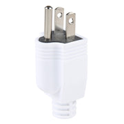 US Plug Male AC Wall Universal Travel Power Socket Plug Adapter (White)