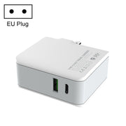LDNIO A4403C 30W PD + Auto-id Foldable Fast Travel Charger with 1m USB-C / Type-C Cable, EU Plug