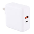 PD65W-A6 PD 65W 90 Degrees Foldable Pin Portable Multi-function USB Quick Charger, US Plug(White) - USB Charger by PMC TechLife | Online Shopping South Africa | PMC TechLife | Buy Now Pay Later Mobicred