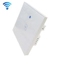 WS-UK-01 EWeLink APP & Touch Control 2A 1 Gang Tempered Glass Panel Smart Wall Switch, AC 90V-250V, UK Plug - Smart Socket by PMC TechLife | Online Shopping South Africa | PMC TechLife | Buy Now Pay Later Mobicred