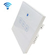 WS-UK-03 EWeLink APP & Touch Control 2A 3 Gangs Tempered Glass Panel Smart Wall Switch, AC 90V-250V, UK Plug - free shipping - PMC TechLife - Order now!