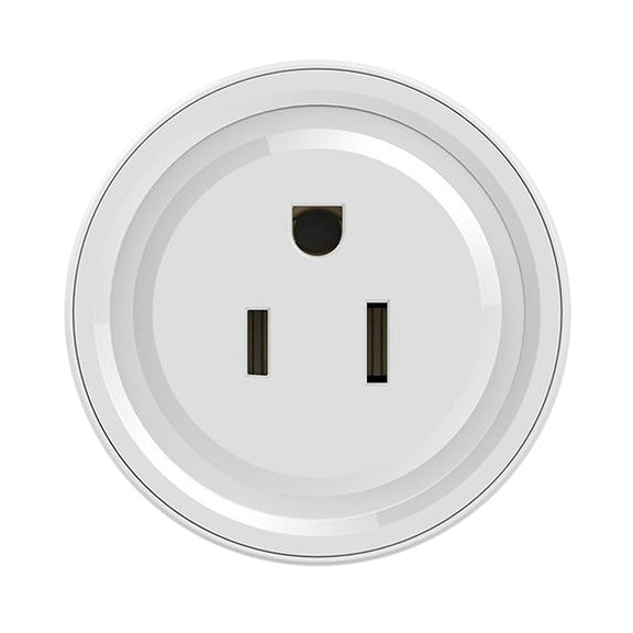 10A Smart WiFi Mini Plug APP Remote Control Timing Check Power Usage Smart Socket Works with Alexa & Google Home, AC 110V, US Plug