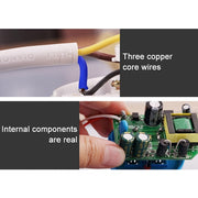Charging Plug-in Wiring Board Creative Rotary Towline Board 13A Deformed Socket with USB, UK Plug, 4-Bit Socket(Black)