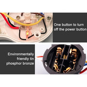 Charging Plug-in Wiring Board Creative Rotary Towline Board 13A Deformed Socket with USB, UK Plug, 4-Bit Socket(Black)