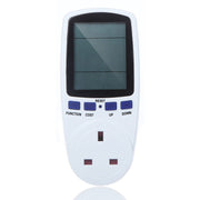 AC 230-250V 50Hz Max 13A LCD Display Energy Meter Watt Volt Voltage Power Analyzer Automatic Electricity Monitor Analyzer Power, UK Plug