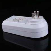 AC 120V Smart Home Plug-in Programmable LCD Display Clock Summer Time Function 12/24 Hours Changeable Timer Switch Socket, US Plug