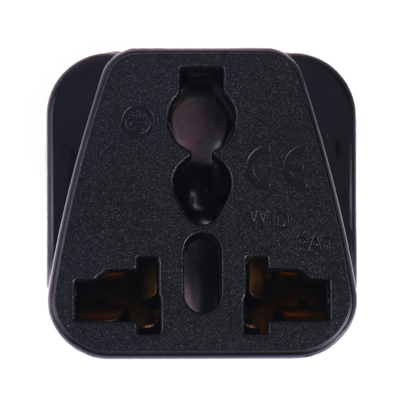 Portable Universal Socket to C14 Male Plug UPS PDU APC Computer Server Power Adapter Travel Charger (Black)