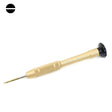 JIAFA JF-609-2.0 Mobile Phone Repair Tool 2.0 x 25mm Slotted Screwdriver (Gold) - Screwdriver by JIAFA | Online Shopping South Africa | PMc TechLife | Buy Now Pay Later Mobicred