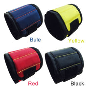 1680D Oxford Cloth Pocket Magnetic Wristband Storage Pockets Tool(Red)