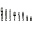 8 PCS/Set Socket Bit Extension Bar Hex Shank Adapter Drill Nut Driver Power Drill Bit, 1/4(65/50/30/25mm), 3/8(65/50mm), 1/2(73/50mm) - Hex Key & Spanner by PMC TechLife | Online Shopping South Africa | PMC TechLife