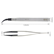 BEST BST-7A  Curved Head Tweezers for Mobile Phone / Computer Repair