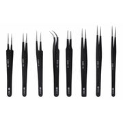 BEST BST-15 Precision Anti-static ESD Stainless Steel Tweezers