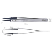 BEST BST-259A  Stainless Steel Snti Static Tweezer