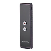 T8 Handheld Pocket Smart Voice Translator Real Time Speech Translation Translator with Dual Mic, Support 33 Languages(Black)