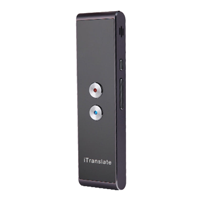 T8 Handheld Pocket Smart Voice Translator Real Time Speech Translation Translator with Dual Mic, Support 33 Languages(Black)