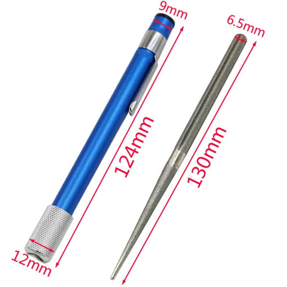 Diamond Carbon Steel Knife Fishhook Sharpener Portable Kitchen Accessories Multi Purpose Sharpener Stick