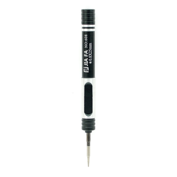 JIAFA JF-608-02 Five Star 0.8 Screwdriver for iPhone Charging Port Screws(Black)