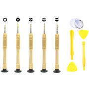 JF-8140 10 in 1 Metal + Plastic iPhone Dedicated Disassemble Repair Tool Kit