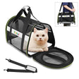 FUNADD Pet Travel Carrier Bag Shoulder Foldable Tote Bag(Grey) - Pet Storages & Bags by FunAdd | Online Shopping South Africa | PMC TechLife | Buy Now Pay Later Mobicred