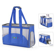 FUNADD Portable Breathable Pet Bag Outdoor Shoulder Tote Bag (Blue) - Pet Storages & Bags by FunAdd | Online Shopping South Africa | PMC TechLife | Buy Now Pay Later Mobicred
