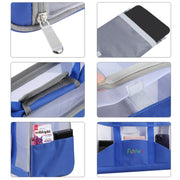 FUNADD Portable Breathable Pet Bag Outdoor Shoulder Tote Bag (Blue)