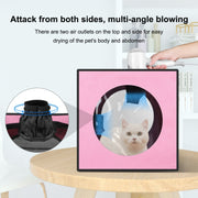 FUNADD Pet Bath Drying Box Portable Folding Dryer Cage, Suitable for Pets up to 5kg(Pink)