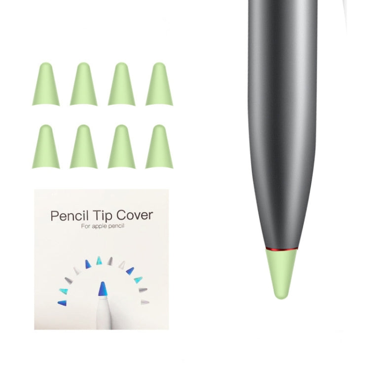 8 PCS Non-slip Mute Wear-resistant Nib Cover for M-pencil Lite (Green)