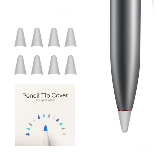 8 PCS Non-slip Mute Wear-resistant Nib Cover for M-pencil Lite (Grey)