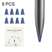 8 PCS Non-slip Mute Wear-resistant Nib Cover for M-pencil Lite (Blue)