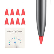8 PCS Non-slip Mute Wear-resistant Nib Cover for M-pencil Lite (Red)