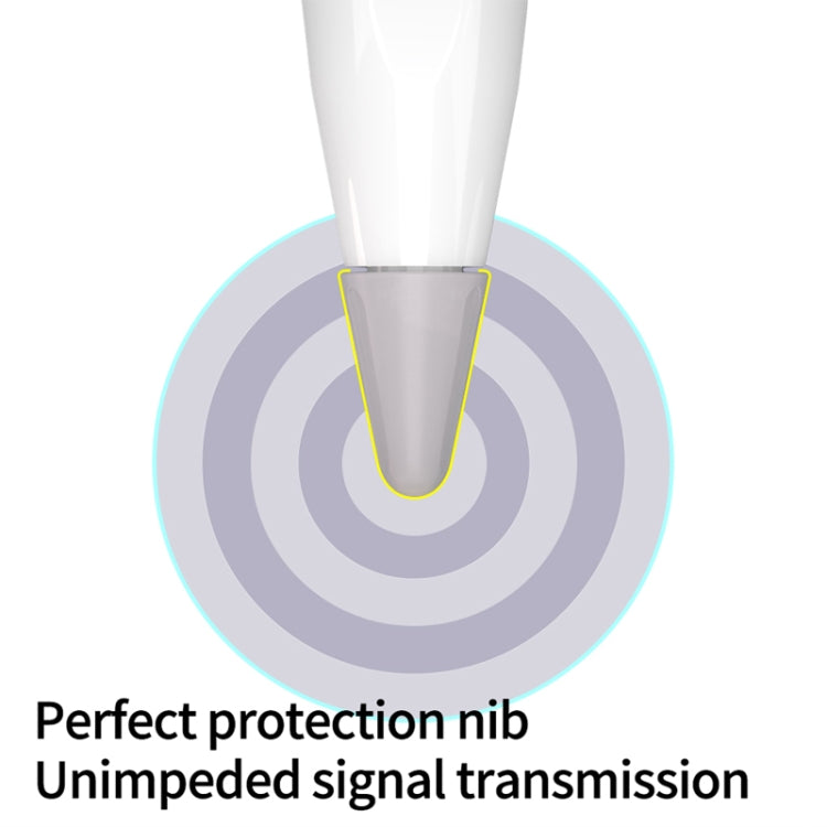 8 PCS Non-slip Mute Wear-resistant Nib Cover for M-pencil Lite (White)