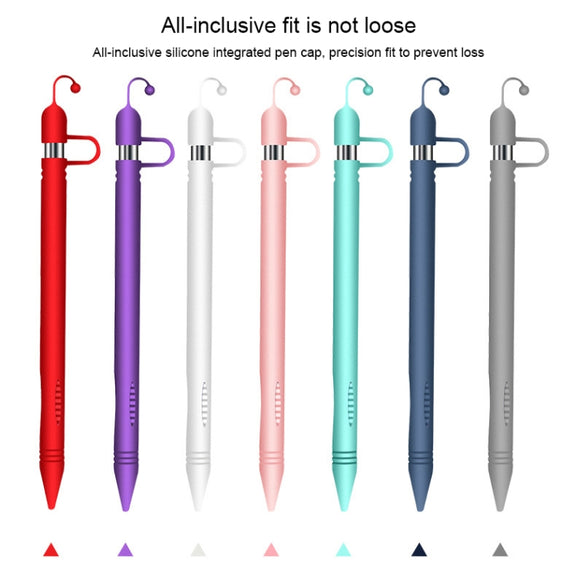 Apple Pen Cover Anti-lost Protective Cover for Apple Pencil (Red)