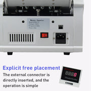 2108UV/IR Portable Multi-Currency Currency Counter, Specification: AU Plug