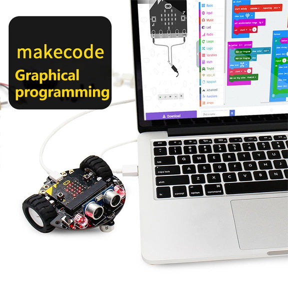 Yahboom Tinybit Smart Robot Car Compatible with Micro:bit V2/1.5 board, without Micro:bit V2/V1.5 Board