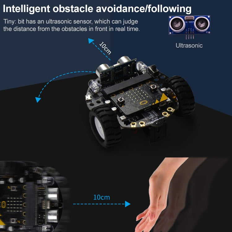 Yahboom Tinybit Smart Robot Car Compatible with Micro:bit V2/1.5 board, without Micro:bit V2/V1.5 Board