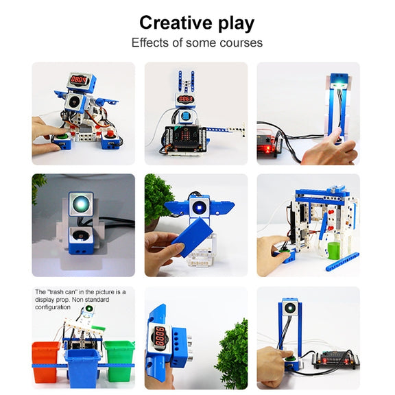 Yahboom Building Block Sensor Module Kit, Compatible with Micro:bit V2/V1.5 Arduino UNO Raspberry Pi Pico, without micro:bit
