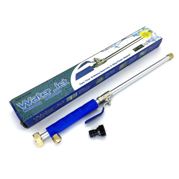 Garden Lawn Irrigation High Pressure Hose Spray Nozzle Car Wash Cleaning Tools Set (Blue)