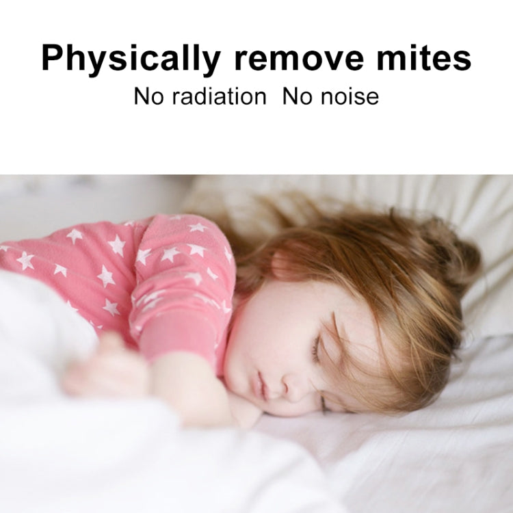 Mini Household Wireless Ultrasonic Deodorizer Vacuum Cleaner Dust Mite Controller, US Plug(Green)