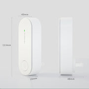Mini Household Wireless Ultrasonic Deodorizer Vacuum Cleaner Dust Mite Controller, US Plug(White)