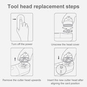 Original Xiaomi Mijia Hairball Trimmer Replaced Head for HAC1512 (Grey)