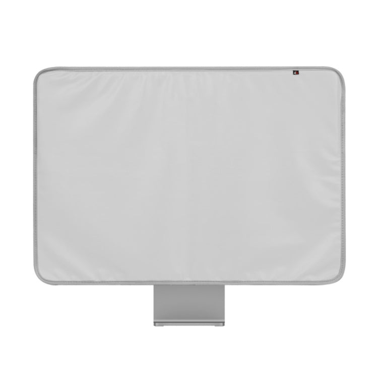 For 24 inch Apple iMac Portable Dustproof Cover Desktop Apple Computer LCD Monitor Cover with Storage Bag(Grey)