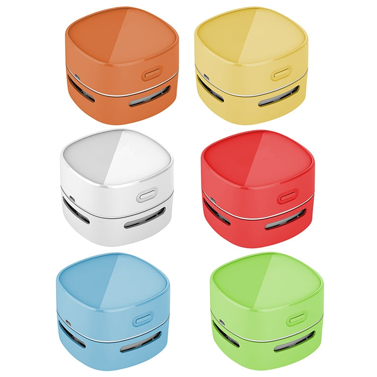 4W Hardcover Rechargeable Style Portable Handheld Wireless Mini Desktop Vacuum Cleaner(Yellow)