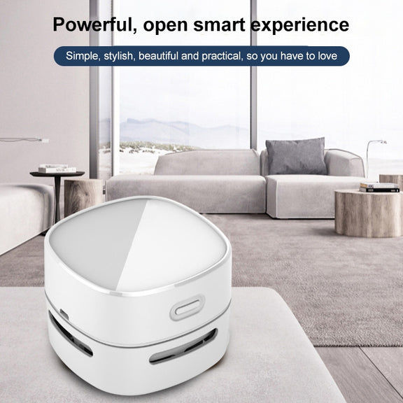 3W Hardcover Battery Style Portable Handheld Wireless Mini Desktop Vacuum Cleaner(Blue)